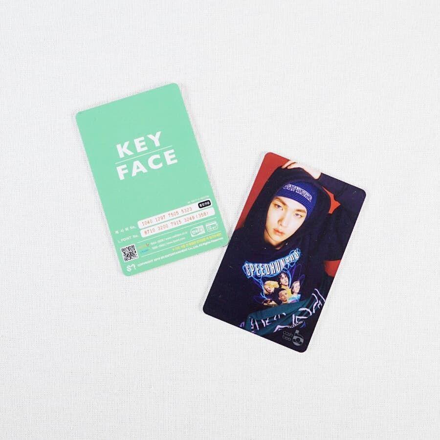 SHINee KEY交通卡背面與卡套展示